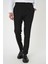 Comfort Fit Beli Tokalı Pileli Siyah Jogger Pantolon P 1170 1
