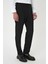 Comfort Fit Beli Tokalı Pileli Siyah Jogger Pantolon P 1170 4