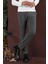 Slim Fit Yan Cepli Dokulu Esnek Casuel Antrasit Pantolon P 1139 4