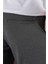 Slim Fit Yan Cepli Dokulu Esnek Casuel Antrasit Pantolon P 1139 5