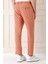 Comfort Fit Belden Kumaş Kemerli Pamuk Oranj Jogger Pantolon P 1154 5