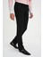 Comfort Fit Beli Lastikli Yandan Tokalı Esnek Siyah Jogger Pantolon P 1178 3
