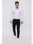 P 1086 Slim Fit Siyah Spor Pantolon 1