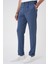 Comfort Fit Beli Lastikli Pileli Indigo Jogger Pantolon P 1182 3