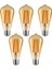 STA64 LED Filament Ampul 4.8W 540 Lümen E27 Duy Sarı Işık (2700K) 5 Adet 1
