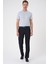 Comfort Fit Beli Lastikli Lacivert Jogger Pantolon P 1185 1