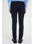 Comfort Fit Beli Lastikli Yandan Tokalı Esnek Lacivert Jogger Pantolon P 1178 5