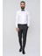P 2020 Slim Fit Siyah Klasik Pantolon 2