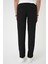 Comfort Fit Beli Lastikli Siyah Jogger Pantolon P 1179 5