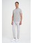 Slim Fit Yan Cepli Esnek Düz Koyu Taş Pamuk Pantolon P 1197 2