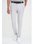 Slim Fit Yan Cepli Esnek Düz Koyu Taş Pamuk Pantolon P 1197 4