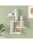 Shelf 21 Duvar Rafı Sepet-Beyaz WL21-SW 2