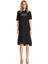 Sınırlı Üretim Siyah Kısa Kol Diz Üstü Orta Boy Penye Elbise 1