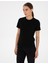 Kadın Siyah Regular Fit Basic Tişört 50310543-VR046 3