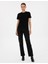 Kadın Siyah Regular Fit Basic Tişört 50310543-VR046 4