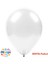 Beyaz Balon Desensiz Renkli Balon Metalik Balon Normal Ebat 100'LÜ Paket 1
