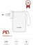 TRM-1017 Beyaz 10000 Mah Type-C Giriş ve Çıkışlı Taşınabilir 22,5 W Hızlı Şarj Dijital Göstergeli Powerbank 1