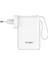 TRM-1017 Beyaz 10000 Mah Type-C Giriş ve Çıkışlı Taşınabilir 22,5 W Hızlı Şarj Dijital Göstergeli Powerbank 4