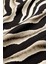 Taş Zebra Desen Twill Ipek Eşarp 4