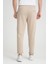 Premium Oxford Örme Regular Fit Duble Paça Erkek Pantolon- Bej 4