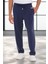 Scuba Modal Kumaş Relaxed Fit Erkek Eşofman Altı Pantolon - Lacivert 4