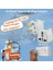 Tip G Ingiliz Adaptör Fişi 2-3 Uçlu Universal Seyahat Priz Dönüştürücü 250V 13A 3