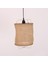 Mylamp Cappadocia Doğal Jüt Krem Barlı Avize 25X35 cm 2