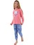 Kız Çocuk Pembe Pijama Takım 3696-2 2