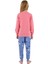 Kız Çocuk Pembe Pijama Takım 3696-2 5