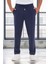 Scuba Modal Kumaş Relaxed Fit Erkek Eşofman Altı Pantolon - Lacivert 2