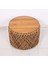 Mylamp Abaka Sehpa Teak Üst Tablalı 60 X45 cm 4