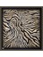 Gold Zebra Desen Twill Ipek Eşarp 3