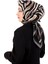 Somon Zebra Desen Twill Ipek Eşarp 2