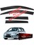 Honda Jazz Ferrous Cam Rüzgarlığı 4lü Set 2002 2011 1