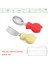 Kırmızı-Sarı Premium Çocuk Bpa Free Kaliteli Silikon Saplı Paslanmaz Çelik Uçlu Çatal-Kaşık Set 5