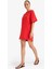 A Kesim Bisiklet Yaka Penye Kısa Kollu Mini Elbise G1343AX25AU 6
