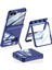 Samsung Galaxy Z Flip 7 Kılıf Kamera Korumalı Şeffaf Tasarımlı Standlı Kapak 1