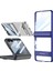 Samsung Galaxy Z Flip 7 Kılıf Kamera Korumalı Şeffaf Tasarımlı Standlı Kapak 2