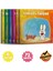 3-6 Yaş Dev Çocuk Boyama ve Yapıştırmalı (Sticker'lı) 16'lı Kitap Seti 4