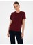 Kadın Vişne Regular Fit Basic Tişört 50310543-VR223 3
