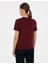 Kadın Vişne Regular Fit Basic Tişört 50310543-VR223 5