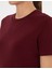 Kadın Vişne Regular Fit Basic Tişört 50310543-VR223 7