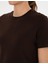 Kadın Kahverengi Regular Fit Basic Tişört 50310543-VR029 7