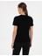 Kadın Siyah Regular Fit Basic Tişört 50310543-VR046 5