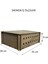 Modem Saklama Kutusu - 25X18X9 cm -Çapraz Boşluklu Kapak 3