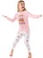 Kız Çocuk Pembe Uzun Kollu Pijama Takımı 3467-2 2