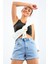 Haki Basic Sıfır Kol Dar Kalıp U Yaka Kadın Crop Top Atlet - 97162 5