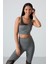 Haki Esnek Standart Fit Performans Kadın Tayt Takım - 95331 2