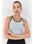 Taş Basic Sıfır Kol Dar Kalıp U Yaka Kadın Crop Top Atlet - 97162 3