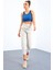 Turkuaz Basic Sıfır Kol Dar Kalıp U Yaka Kadın Crop Top Atlet - 97162 4